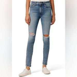 Joe’s distressed skinny ankle high rise